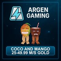 Steal a Brainrot Coco and Mango 25-49.99 M/s Gold