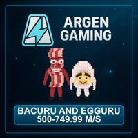 Steal a Brainrot Bacuru and Egguru 500-749.99 M/s