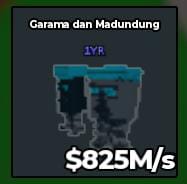 BS13191 Garama and Madundung With 1 Yr Trait Cyber 825M/s