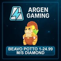 Steal a Brainrot Beavo Potto 1-24.99 M/s Diamond