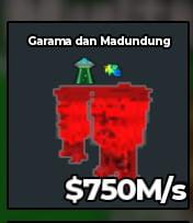 BS13193 Garama and Madundung Cursed 750M/s