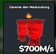 BS13194 Garama and Madundung Cursed 700M/s