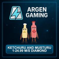Steal a Brainrot Ketchuru and Musturu 1-24.99 M/s Diamond