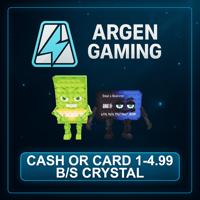 Steal a Brainrot Cash or Card 1-4.99 B/s Crystal