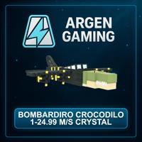 Steal a Brainrot Bombardiro Crocodilo 1-24.99 M/s Crystal