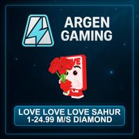 Steal a Brainrot Love Love Love Sahur 1-24.99 M/s Diamond