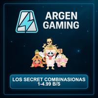 Steal a Brainrot Los Secret Combinasionas 1-4.99 B/s