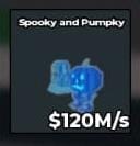 Spooky and Pumpky INSTANT DELIVERY Diamond 120M/s
