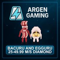 Steal a Brainrot Bacuru and Egguru 25-49.99 M/s Diamond