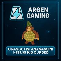 Steal a Brainrot Orangutini Ananassini 1-999.99 K/s Cursed