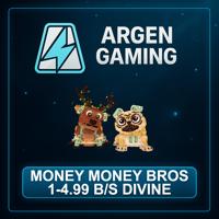 Steal a Brainrot Money Money Bros 1-4.99 B/s Divine