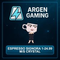 Steal a Brainrot Espresso Signora 1-24.99 M/s Crystal