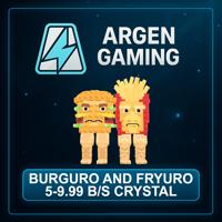 Steal a Brainrot Burguro and Fryuro 5-9.99 B/s Crystal