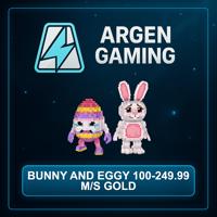 Steal a Brainrot Bunny and Eggy 100-249.99 M/s Gold
