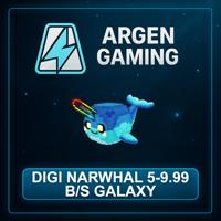 Steal a Brainrot Digi Narwhal 5-9.99 B/s Galaxy