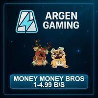 Steal a Brainrot Money Money Bros 1-4.99 B/s