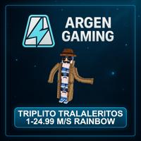 Steal a Brainrot Triplito Tralaleritos 1-24.99 M/s Rainbow