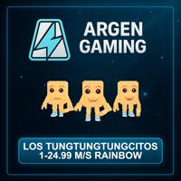 Steal a Brainrot Los Tungtungtungcitos 1-24.99 M/s Rainbow