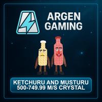 Steal a Brainrot Ketchuru and Musturu 500-749.99 M/s Crystal