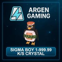 Steal a Brainrot Sigma Boy 1-999.99 K/s Crystal