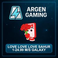 Steal a Brainrot Love Love Love Sahur 1-24.99 M/s Galaxy