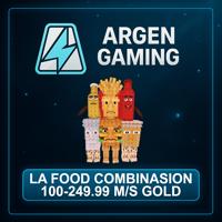 Steal a Brainrot La Food Combinasion 100-249.99 M/s Gold