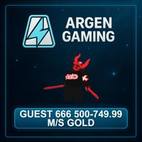Steal a Brainrot Guest 666 500-749.99 M/s Gold