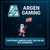 Steal a Brainrot Capitano Americano 100-249.99 M/s Diamond