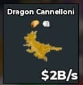 BS13198 Dragon Cannelloni Gold 2B/s