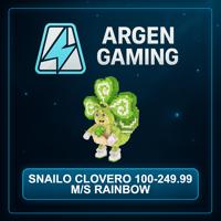 Steal a Brainrot Snailo Clovero 100-249.99 M/s Rainbow