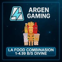 Steal a Brainrot La Food Combinasion 1-4.99 B/s Divine