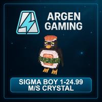 Steal a Brainrot Sigma Boy 1-24.99 M/s Crystal