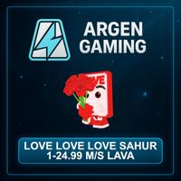 Steal a Brainrot Love Love Love Sahur 1-24.99 M/s Lava