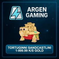 Steal a Brainrot Tortuginni Sandcastlini 1-999.99 K/s Gold