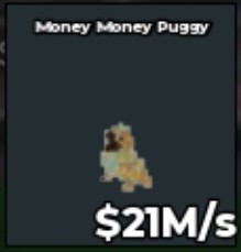 BS13207 Money Money Puggy 21M/s