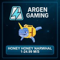 Steal a Brainrot Honey Honey Narwhal 1-24.99 M/s