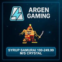 Steal a Brainrot Syrup Samurai 100-249.99 M/s Crystal
