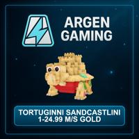 Steal a Brainrot Tortuginni Sandcastlini 1-24.99 M/s Gold