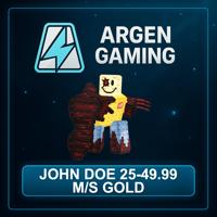Steal a Brainrot John Doe 25-49.99 M/s Gold
