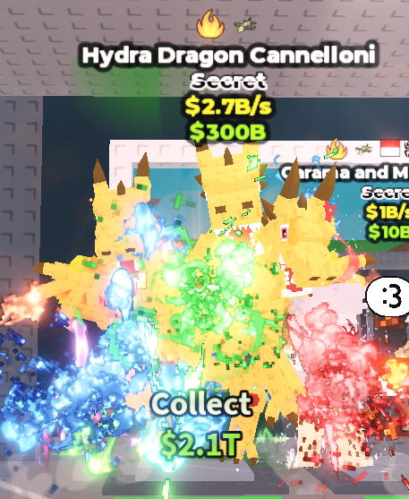🍔NO TACO🍔 Hydra Dragon Cannelloni 💵 2.7B/s 💵 Fire + Explosive Traits ⭐ YOU GET THE ONE IN PICTURE ✅ 500+ Orders ✅ TOP SELLER ✅ GamerTagz