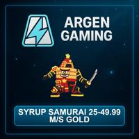 Steal a Brainrot Syrup Samurai 25-49.99 M/s Gold