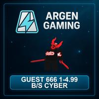 Steal a Brainrot Guest 666 1-4.99 B/s Cyber