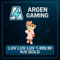 Steal a Brainrot Luv Luv Luv 1-999.99 K/s Gold