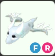 FR Halloween White Ghost Dragon - Adopt Me