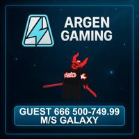 Steal a Brainrot Guest 666 500-749.99 M/s Galaxy