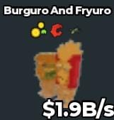 BS13234 Burguro and Fryuro With Coin Lucky Trait Rare 1.9B/s