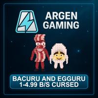 Steal a Brainrot Bacuru and Egguru 1-4.99 B/s Cursed