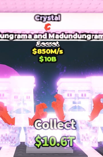 FAST RESPONSE | Crystal Garama and Madundung $850M/s ( Crab Trait ) | 1000% SAFE 🔒 #4949