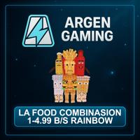 Steal a Brainrot La Food Combinasion 1-4.99 B/s Rainbow
