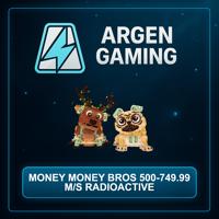 Steal a Brainrot Money Money Bros 500-749.99 M/s Radioactive